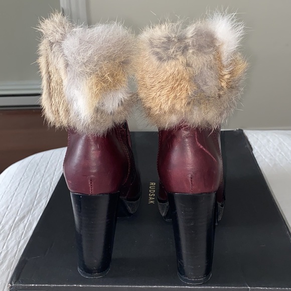 Rudsak ankle booties with fur - Picture 5 of 9